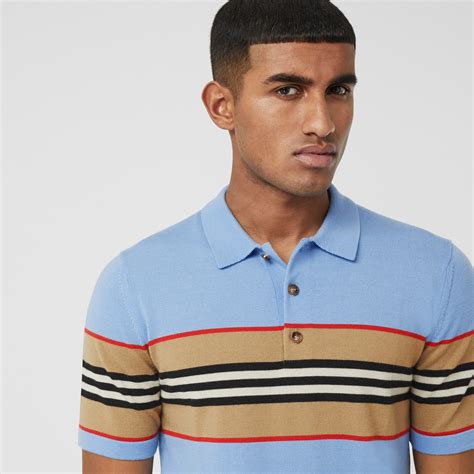 burberry blue striped top men|burberry signatures for men.